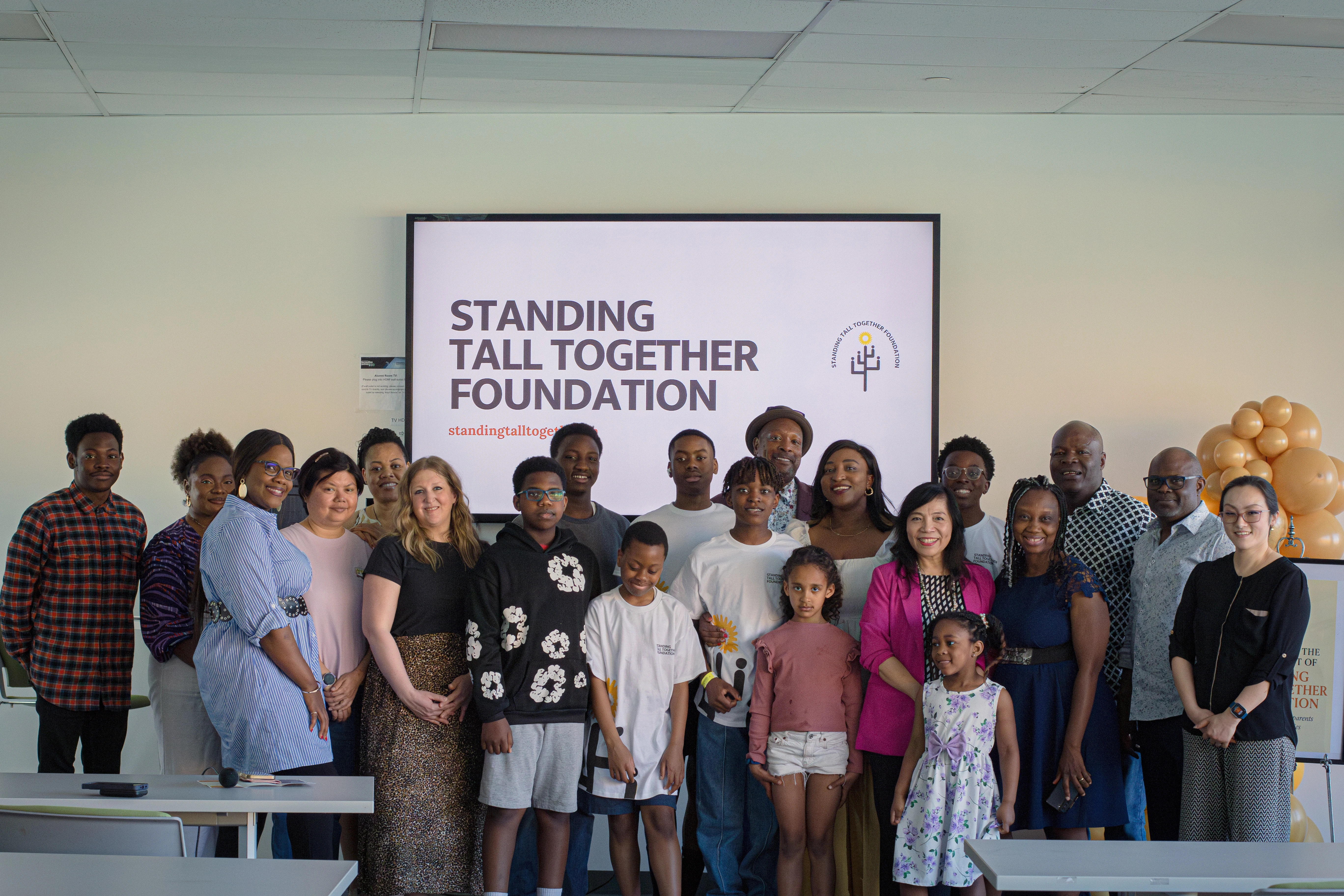 Group Photo at the launch of Standing Tall Together foundation