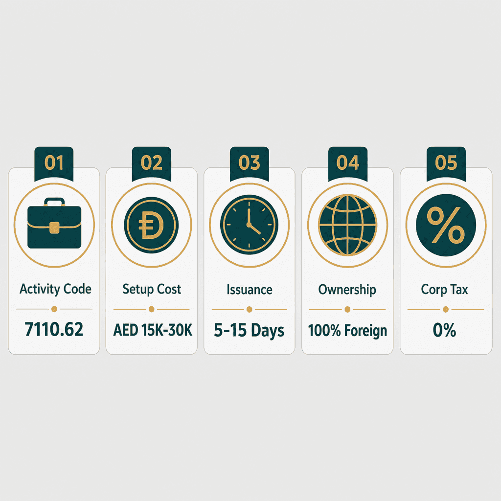 Infographic: Archeological Restoration & Conservation Engineering Services Business License in Dubai: Cost and Requirements