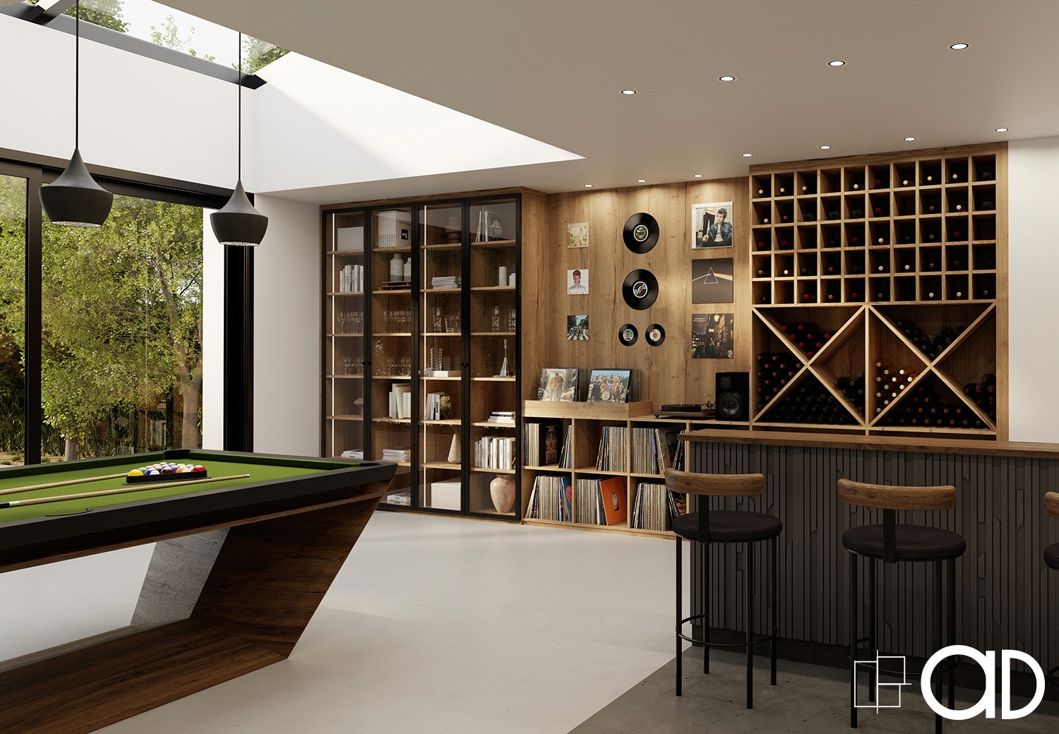 Amenagement sur mesure salon