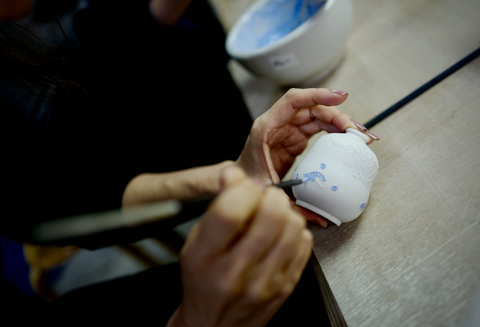 Kyoto artisan workshop interior