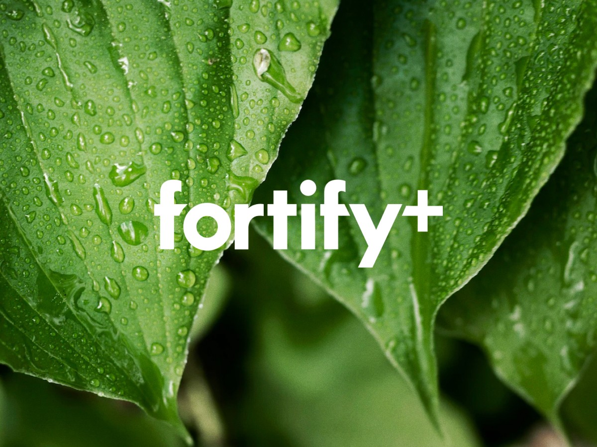 Fortify+ skincare brand website promoting clean science driven skincare products