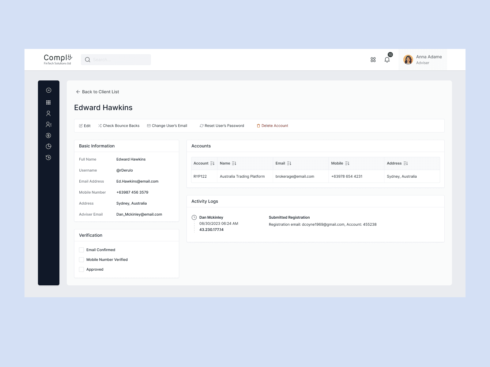 Banking Landing Page - Hero Section