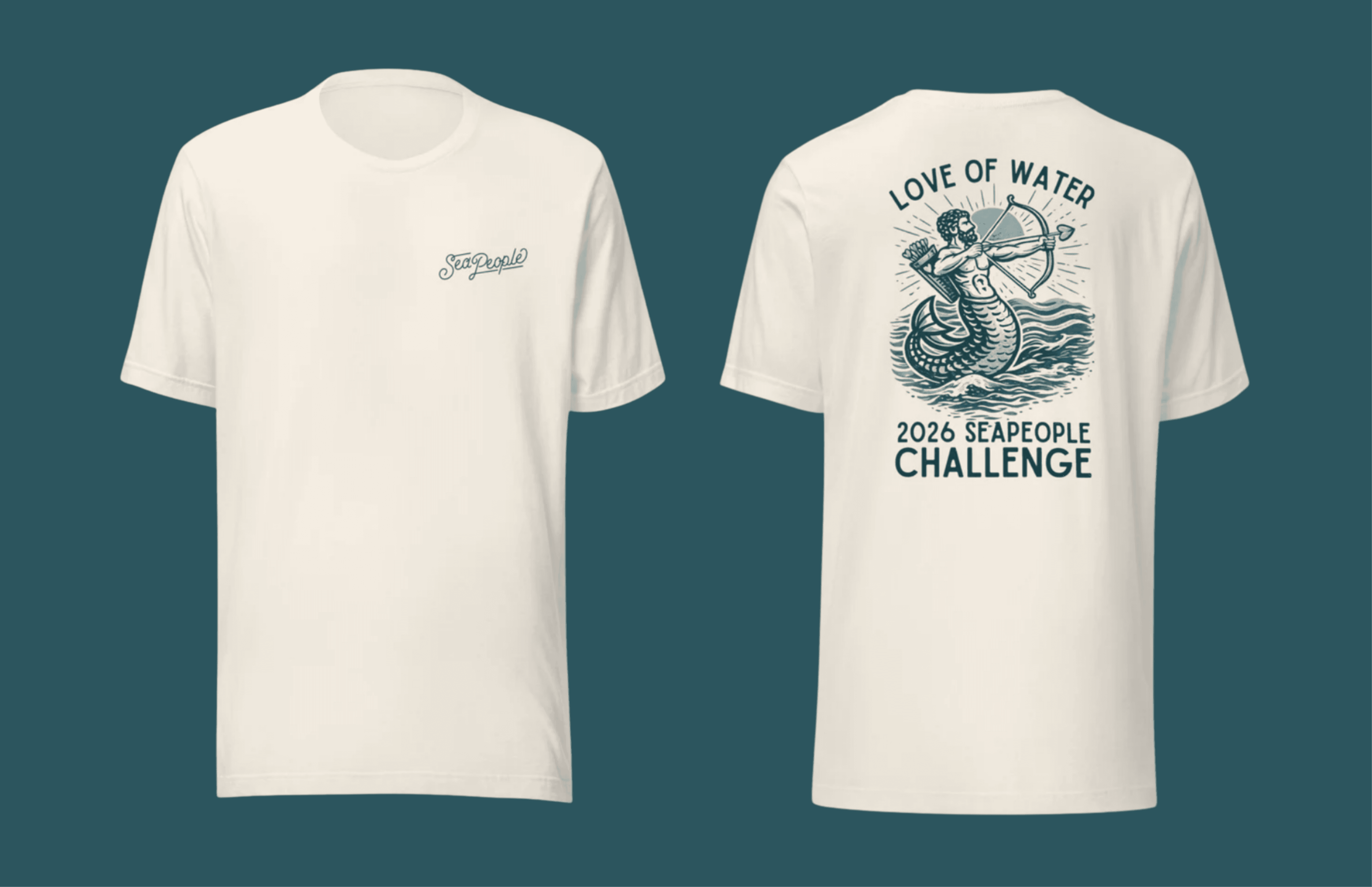 The limited-edition Love of Water tee from the SeaPeople shop