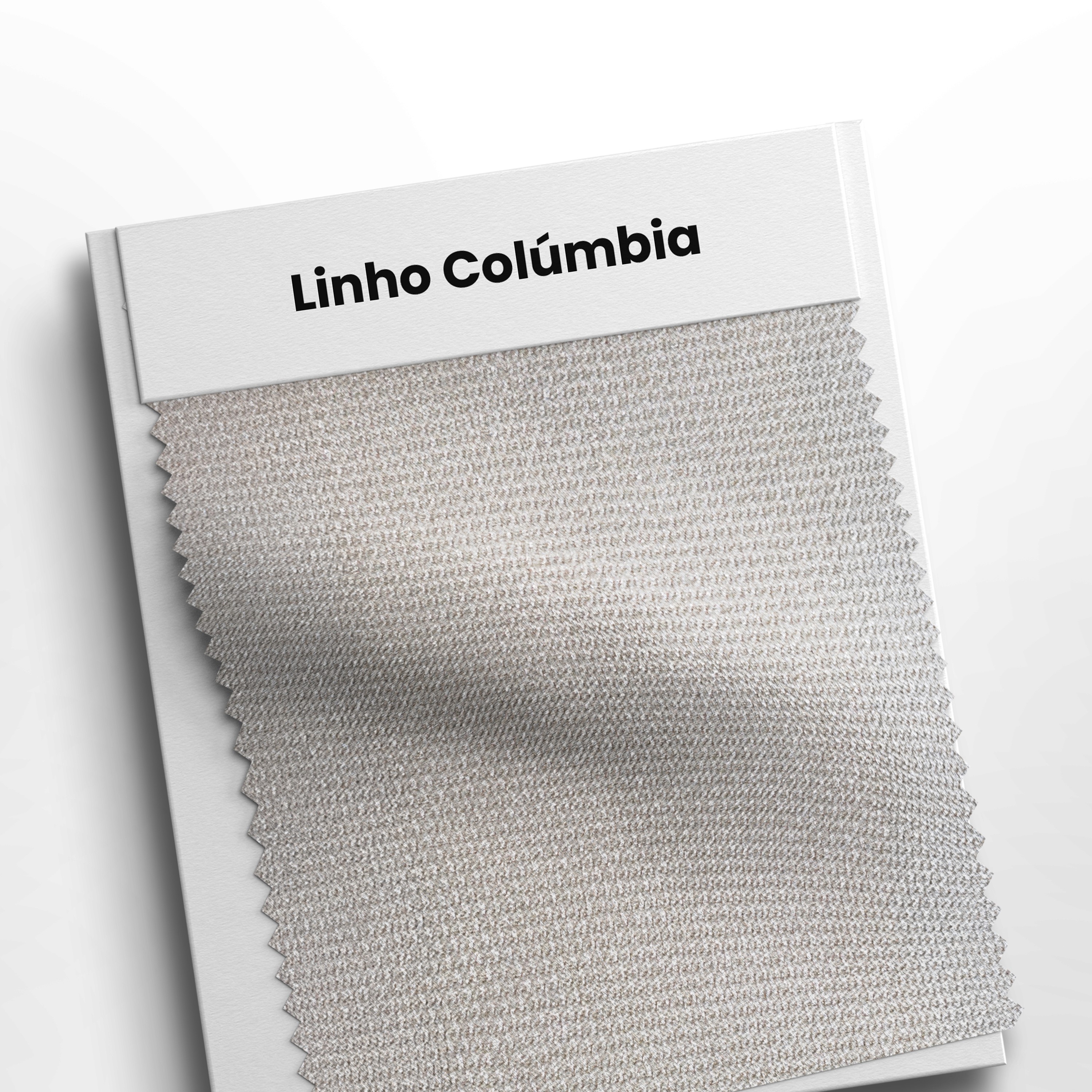 mostruário com linho colúmbia cor 02