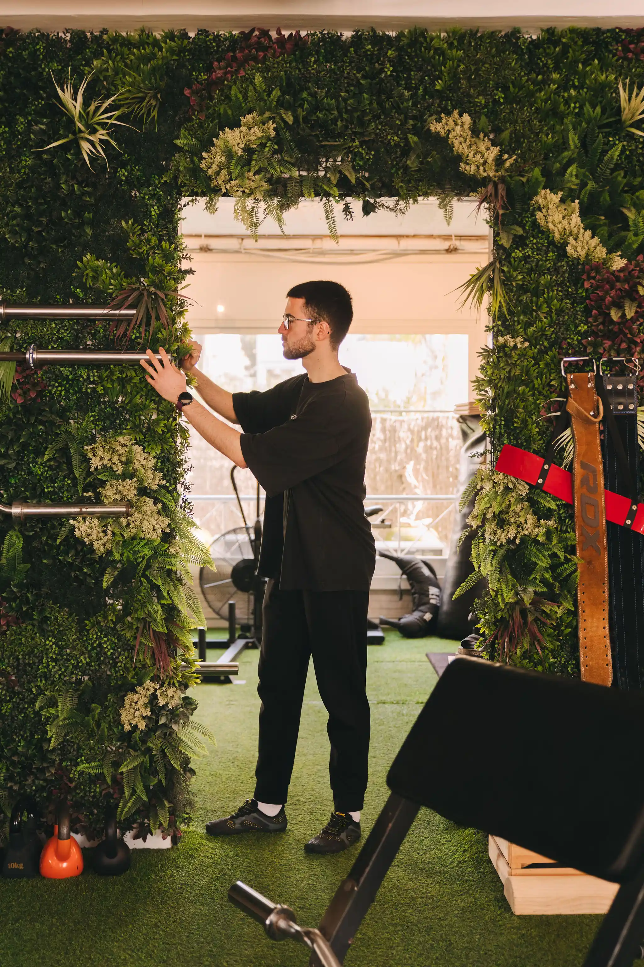 Sesión de entrenamiento personal en La Base Strength, Vilanova i la Geltrú