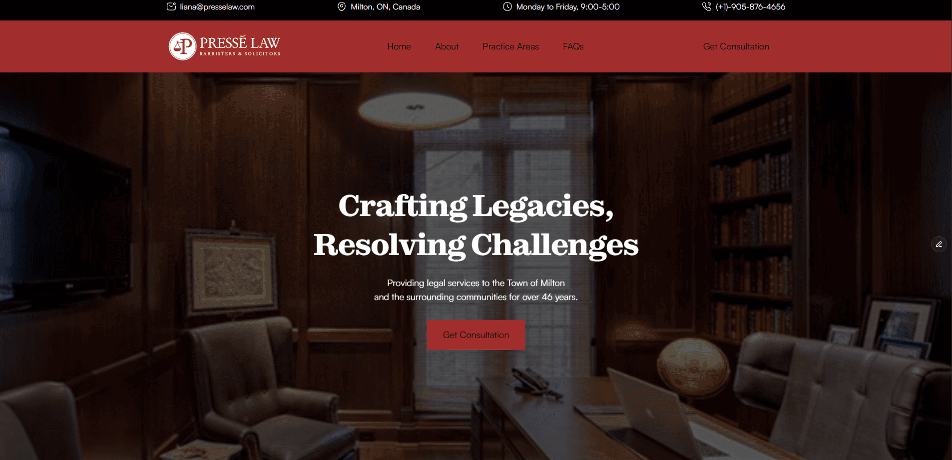 Example of mobile-friendly website built by DAWebDesigns