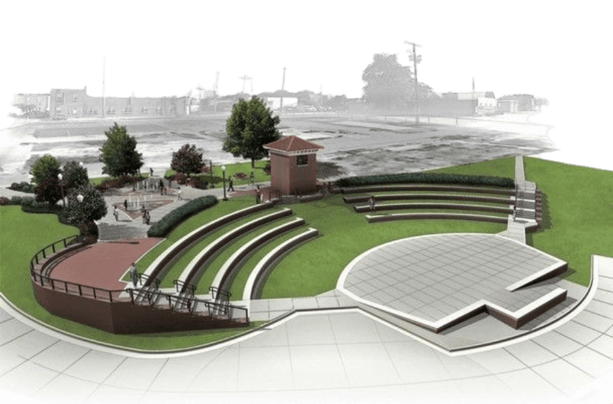 Open air amphitheatre at SKYZ CITY township - lifestyle amenities in properties in Hubli Dharwad by UK Groups