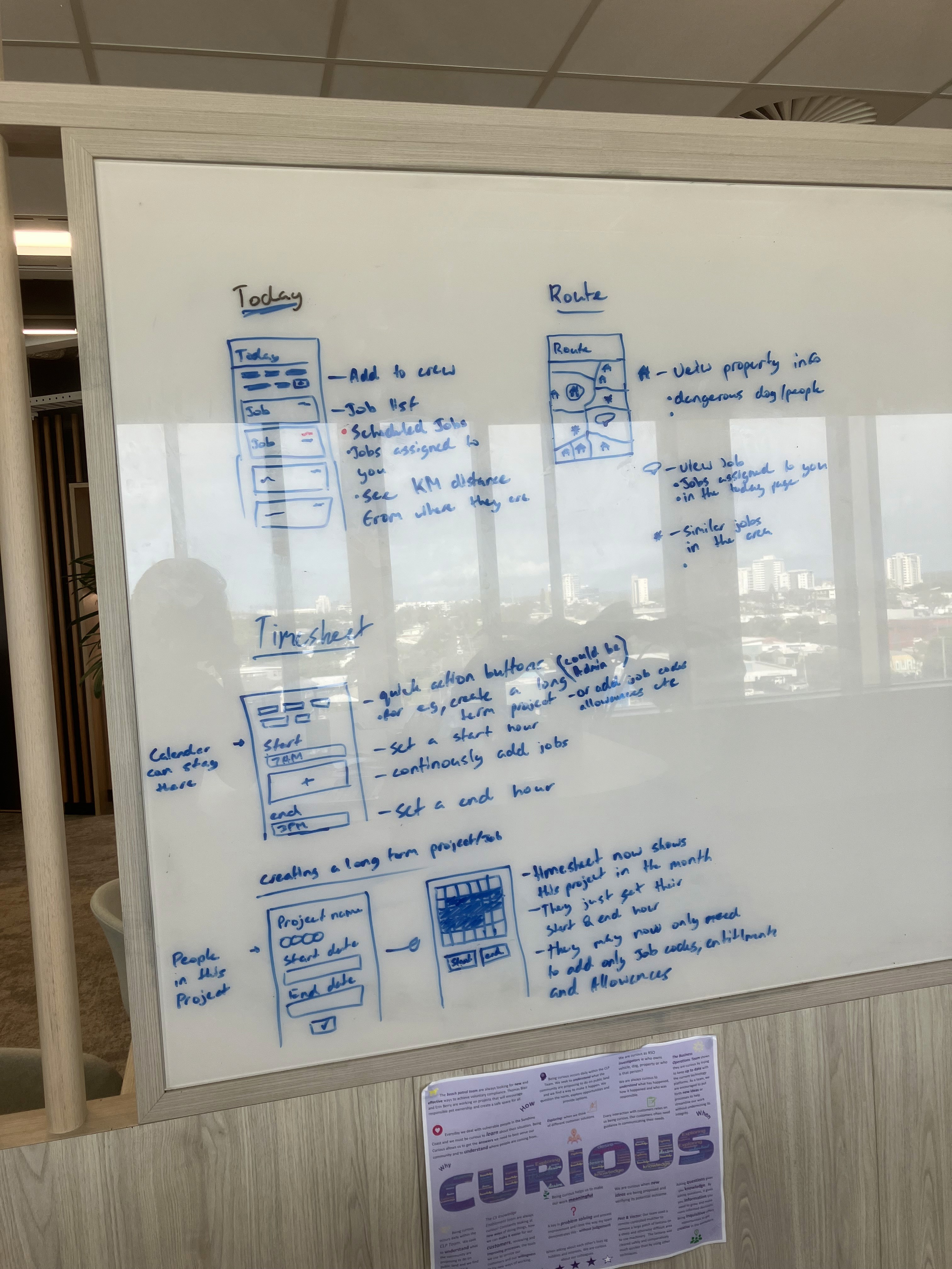 An early figma design of my new portfolio