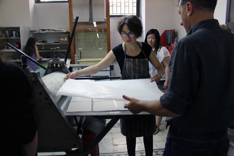 letter pressing workshop