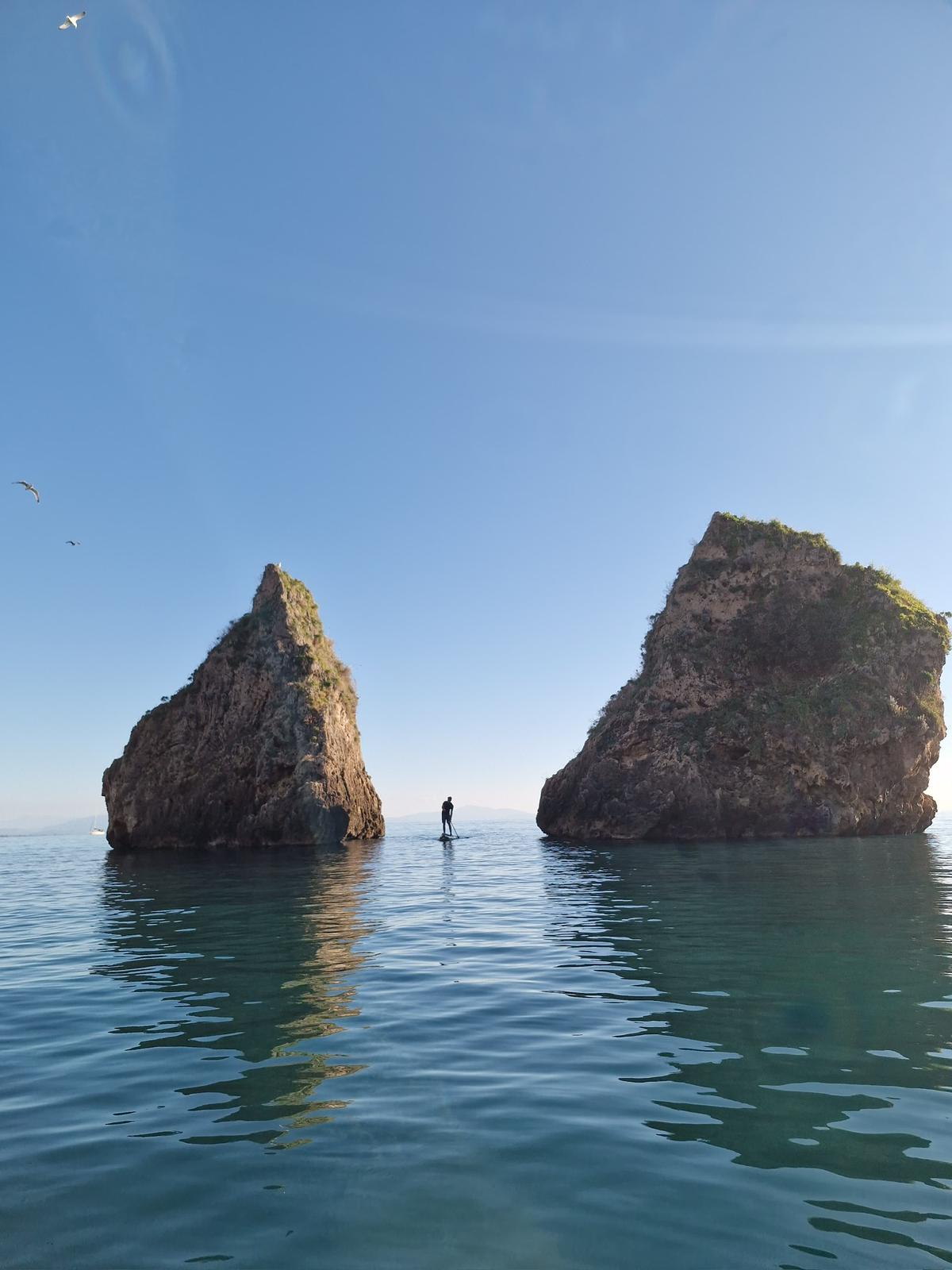 A man doing surf stunt