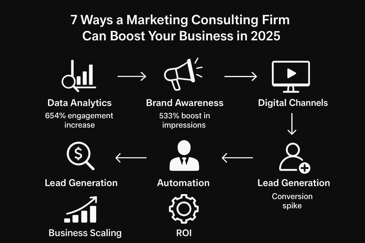 7 Ways a Marketing Consulting Firm Can Boost Your Business in 2025