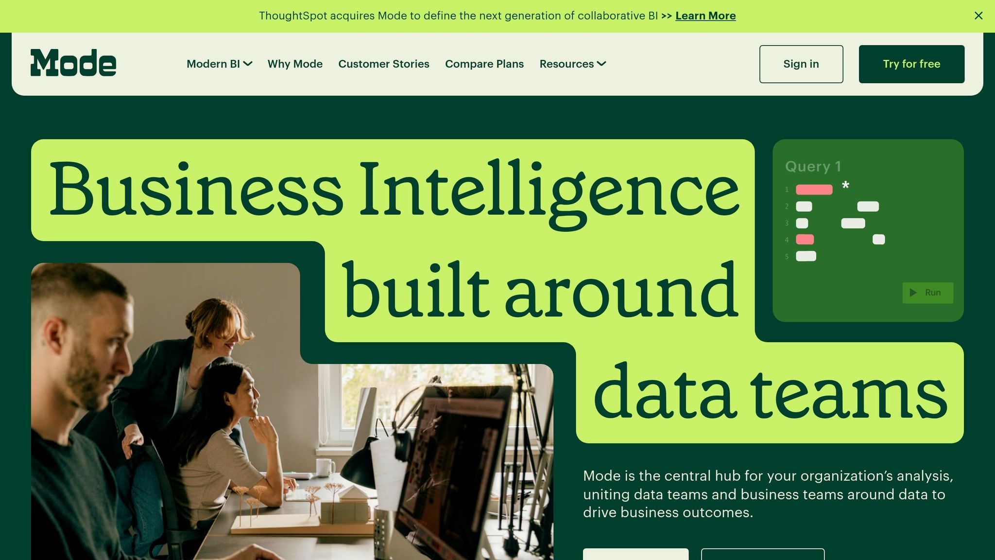 Mode Analytics
