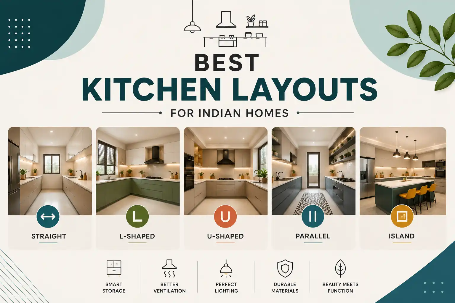 Best Kitchen Layouts for Indian Homes