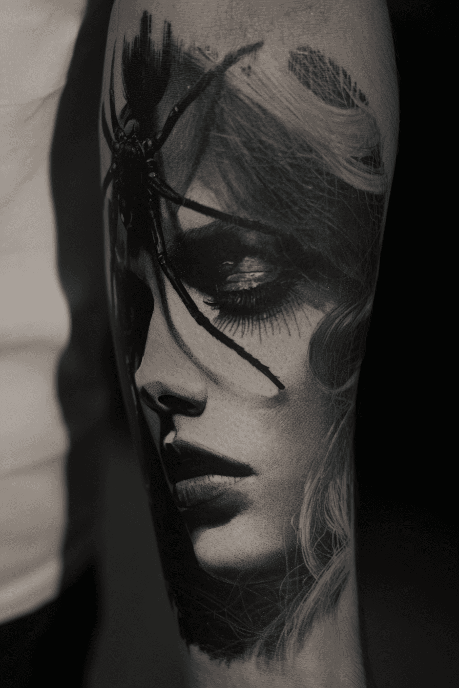 Face of a woman Tattoo