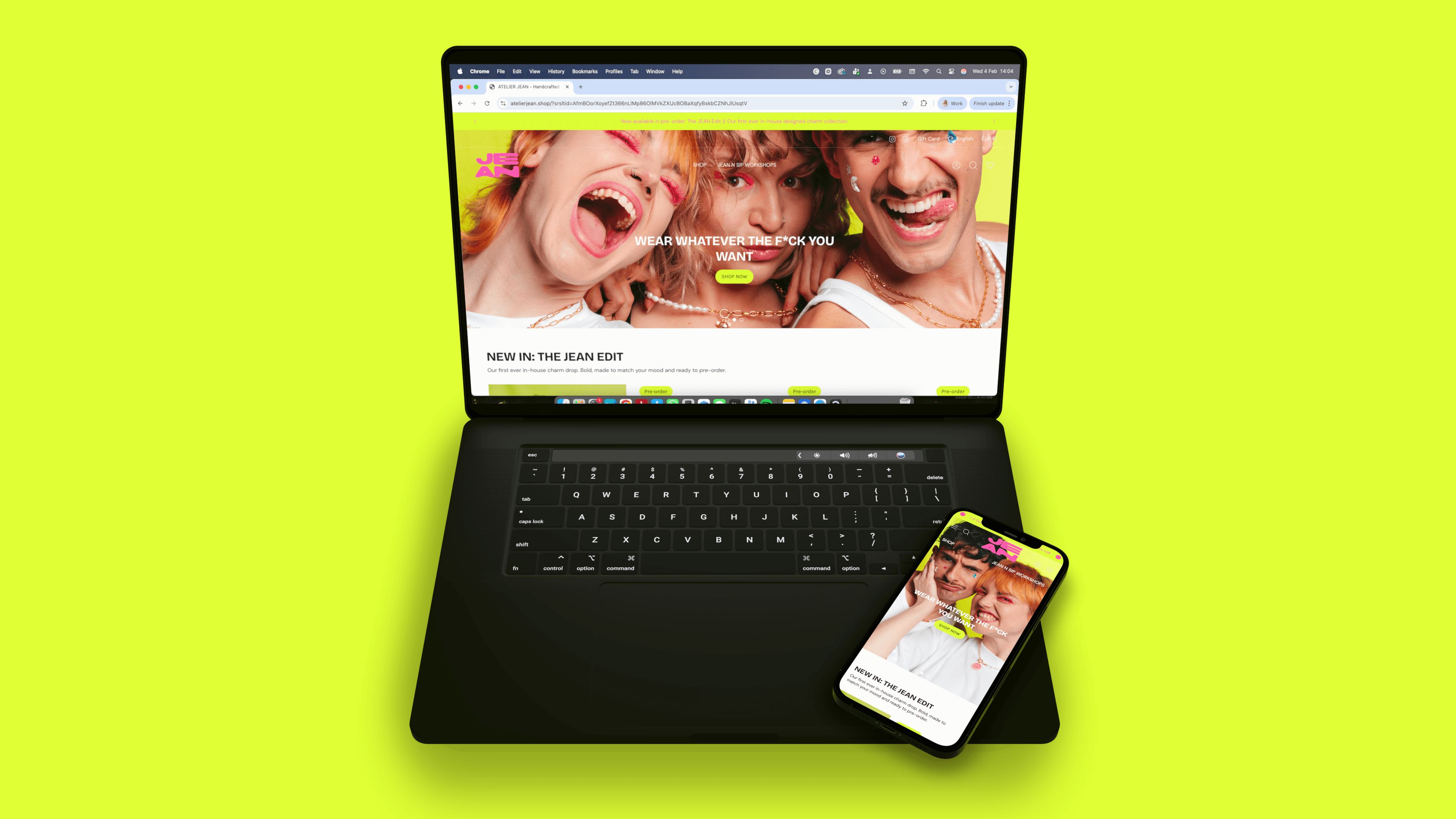 Webshop Atelier Jean 2.0