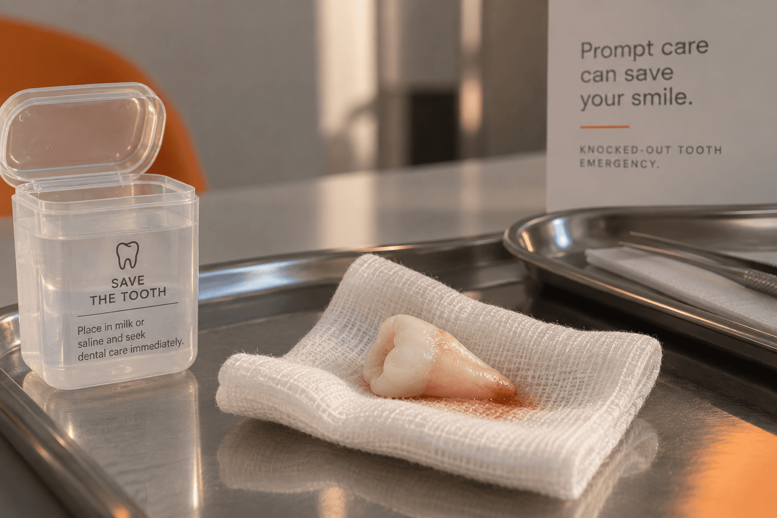 Knocked-Out Tooth Care