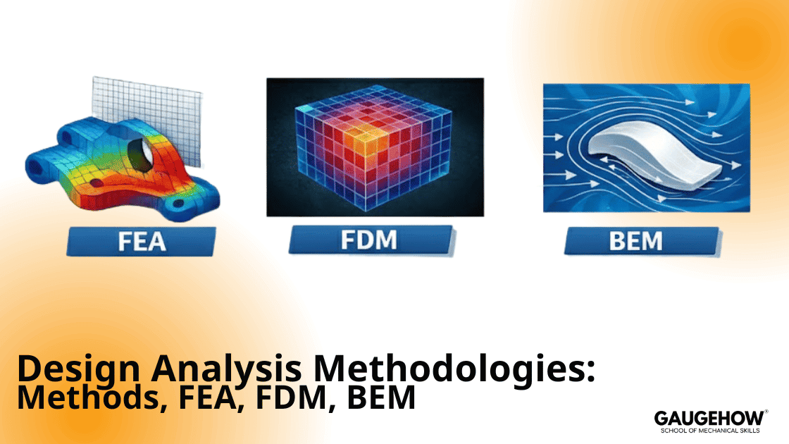 Design analysis methodologies FEA FDM BEM