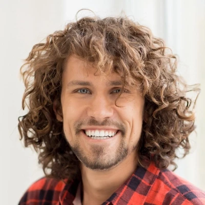 Headshot of caucasian man.