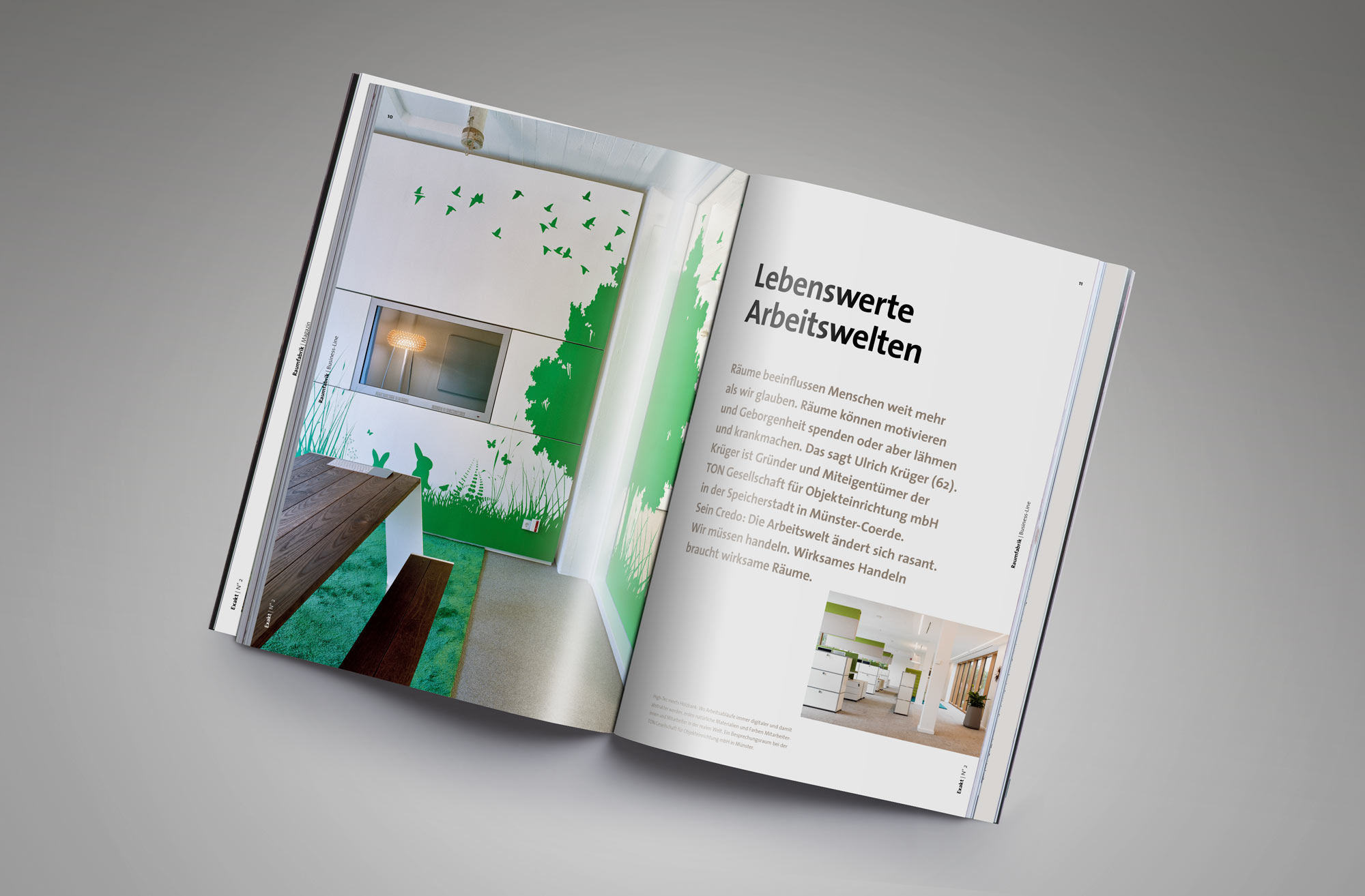 Magazindetail – visuell starke Verbindung von Text und Analyse