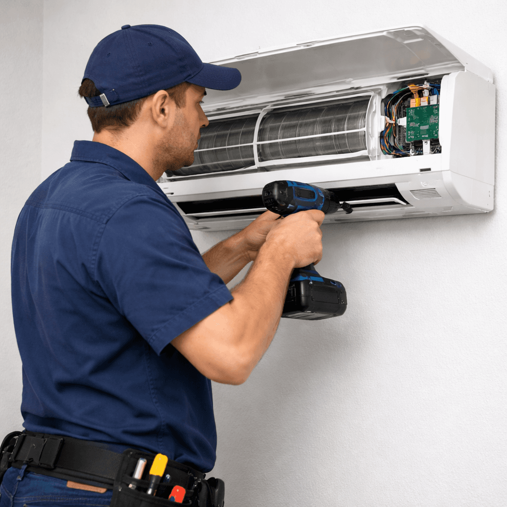 Tecnico installa pannello fotovoltaico sul tetto durante il montaggio dell’impianto solare.