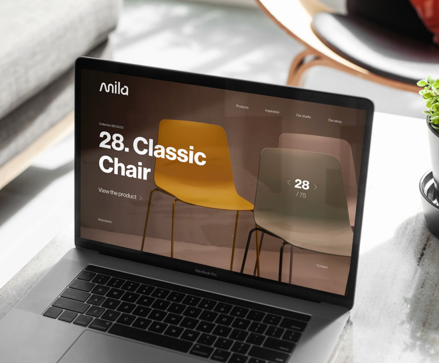 Webdesign Mila by Typefool