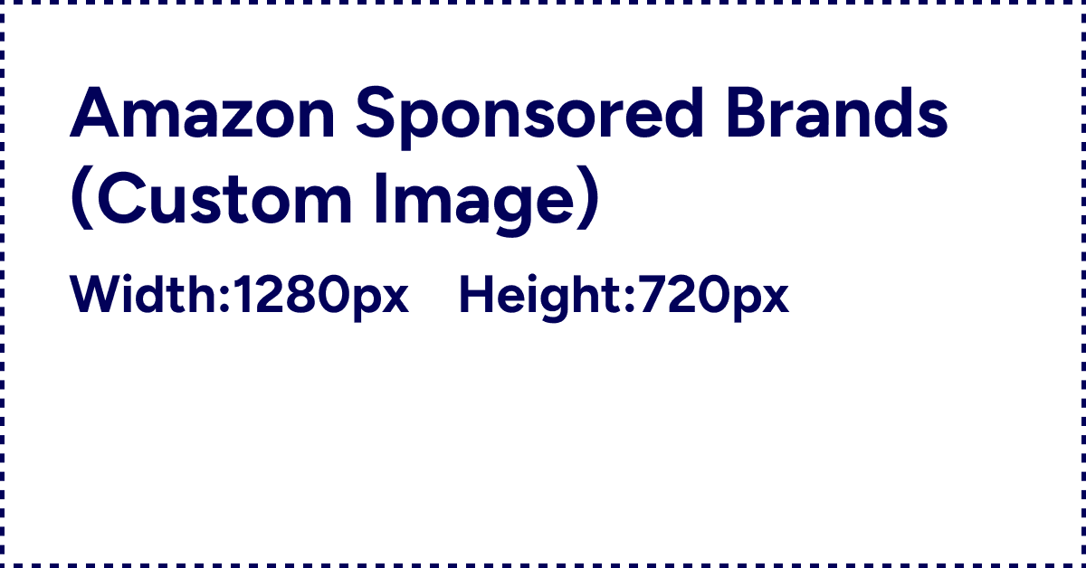 Amazon Sponsored Brands (Custom Image) 1200x628