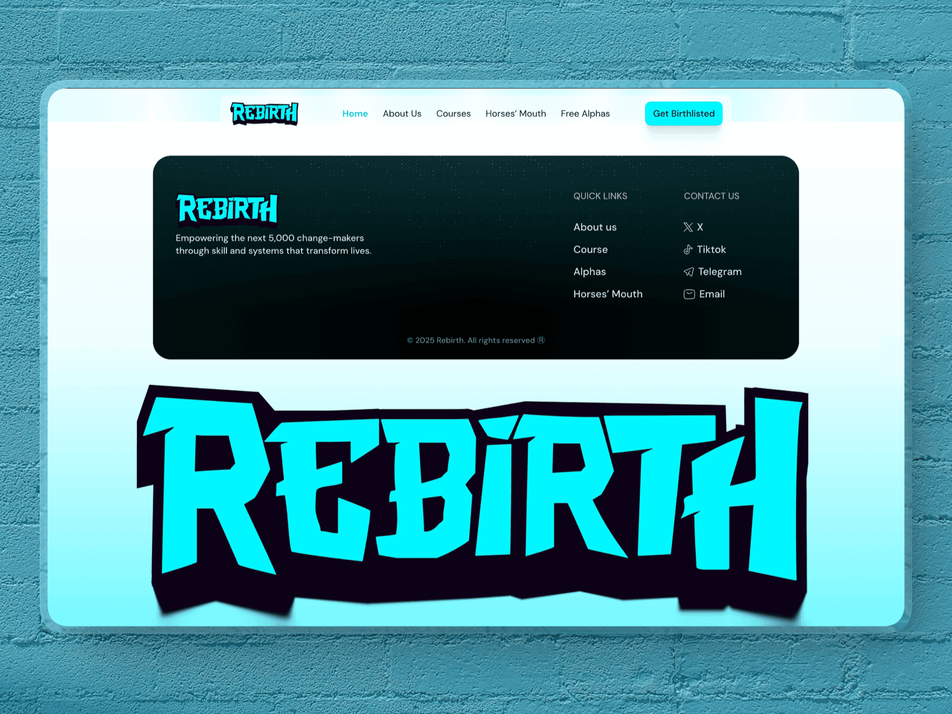 Rebirth Odyssey Mockup 5 on Timi Komolafe's Portfolio