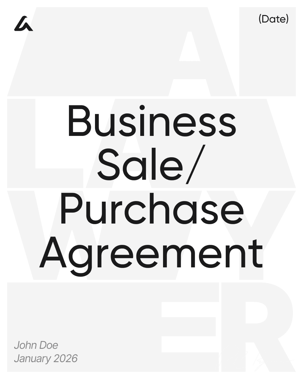 Business Sale/Purchase Agreement