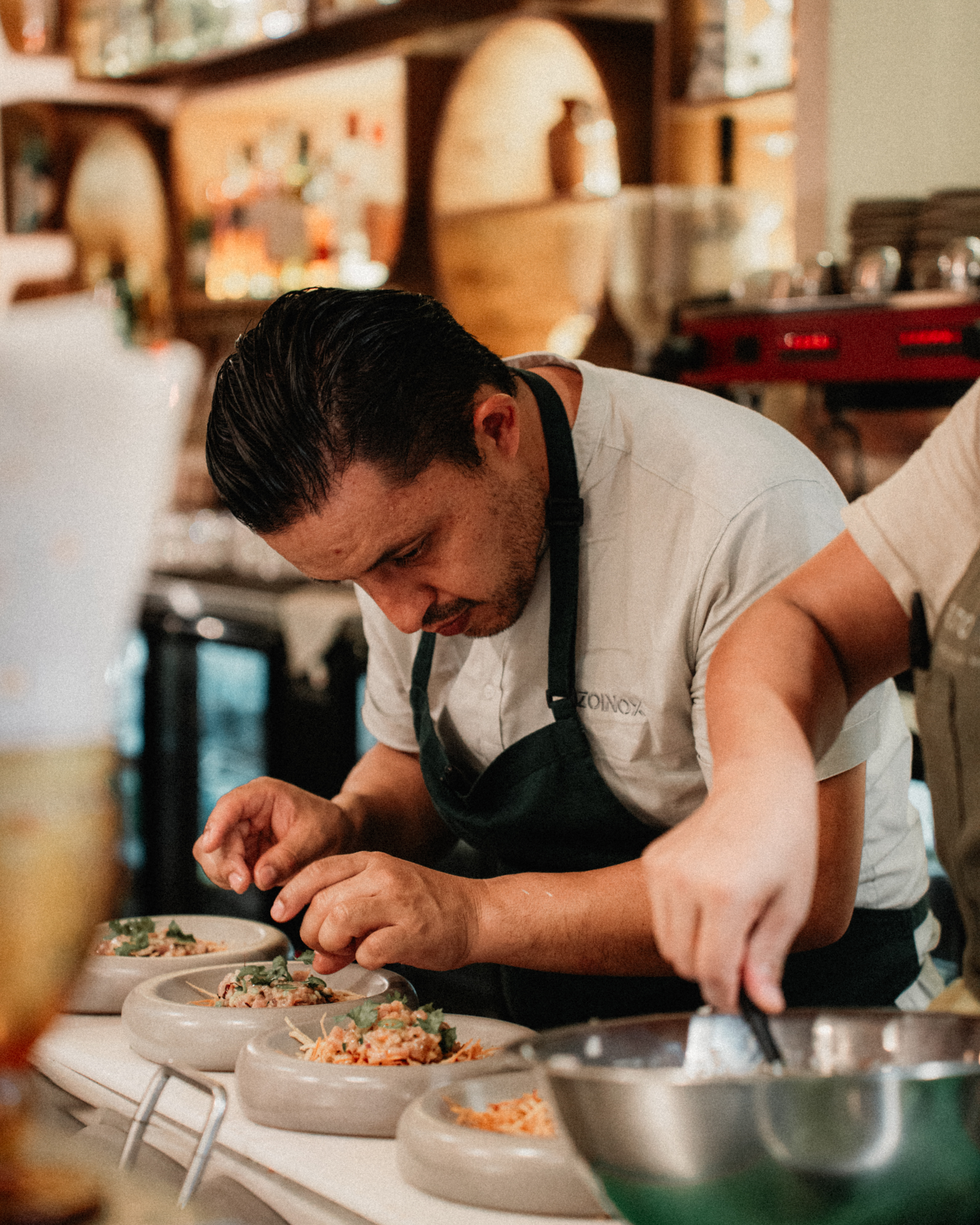 chef preparing food