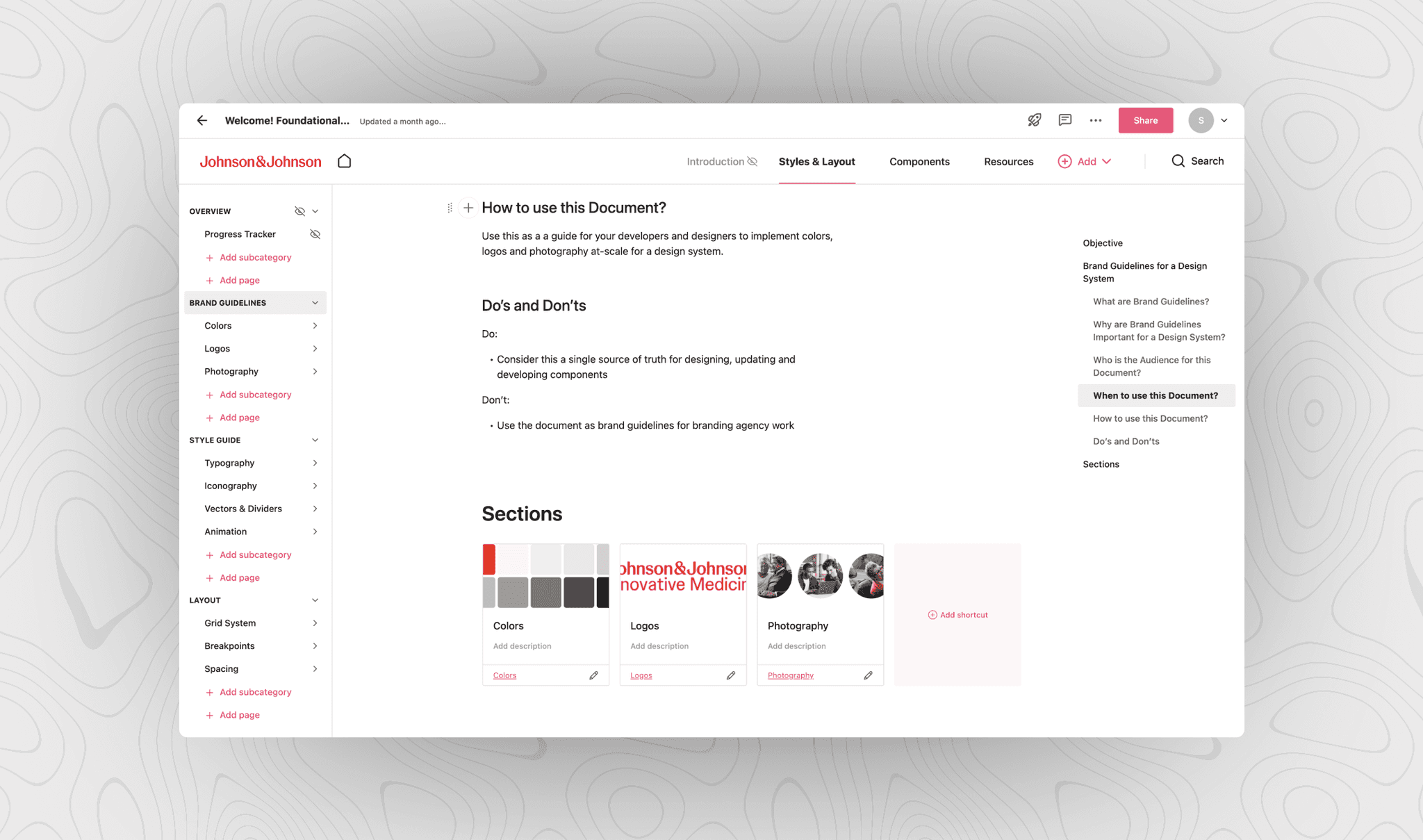 J&J zeroheight site