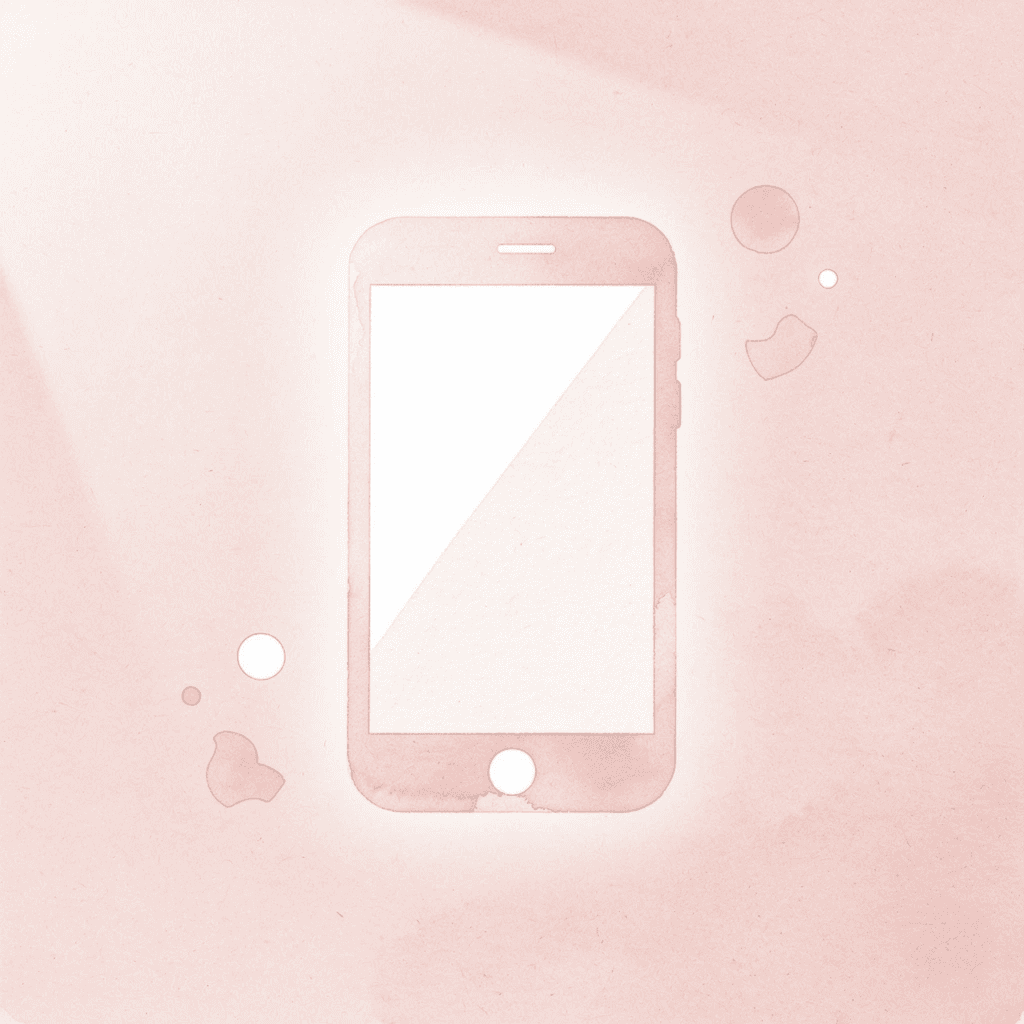 Smartphone icon representing language learning apps