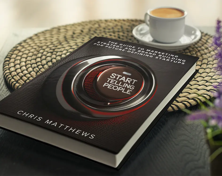 Start Telling People book on table