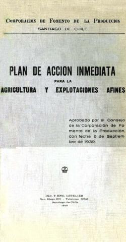 Plan de Acción Inmediata para la Agricultura y Explotaciones Afines