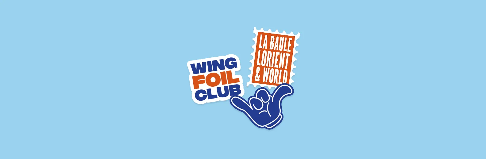 3 stickers qui illustrent la nouvelle identitée visuelle de la marque French Foil