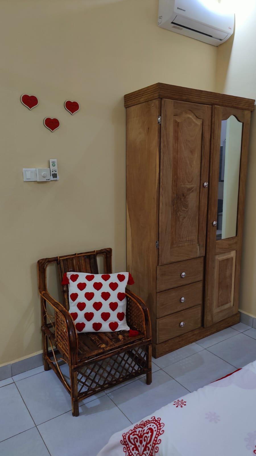 Red Hearts kamer