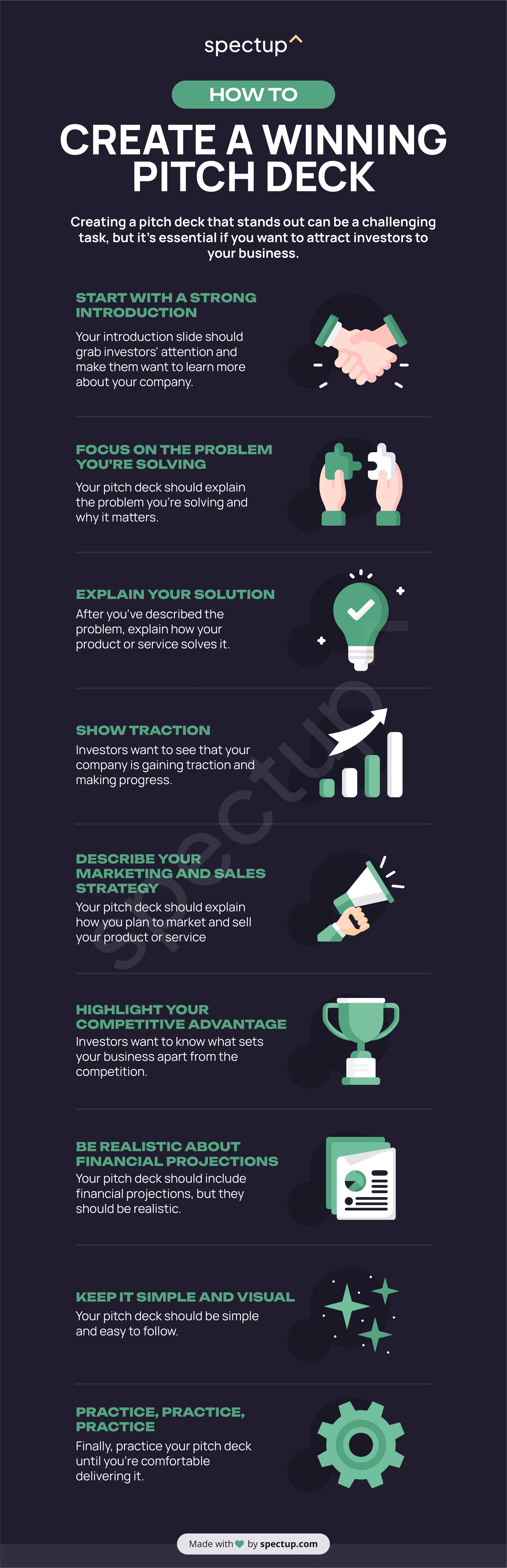 Infographic: How to Create a Winning Pitch Deck