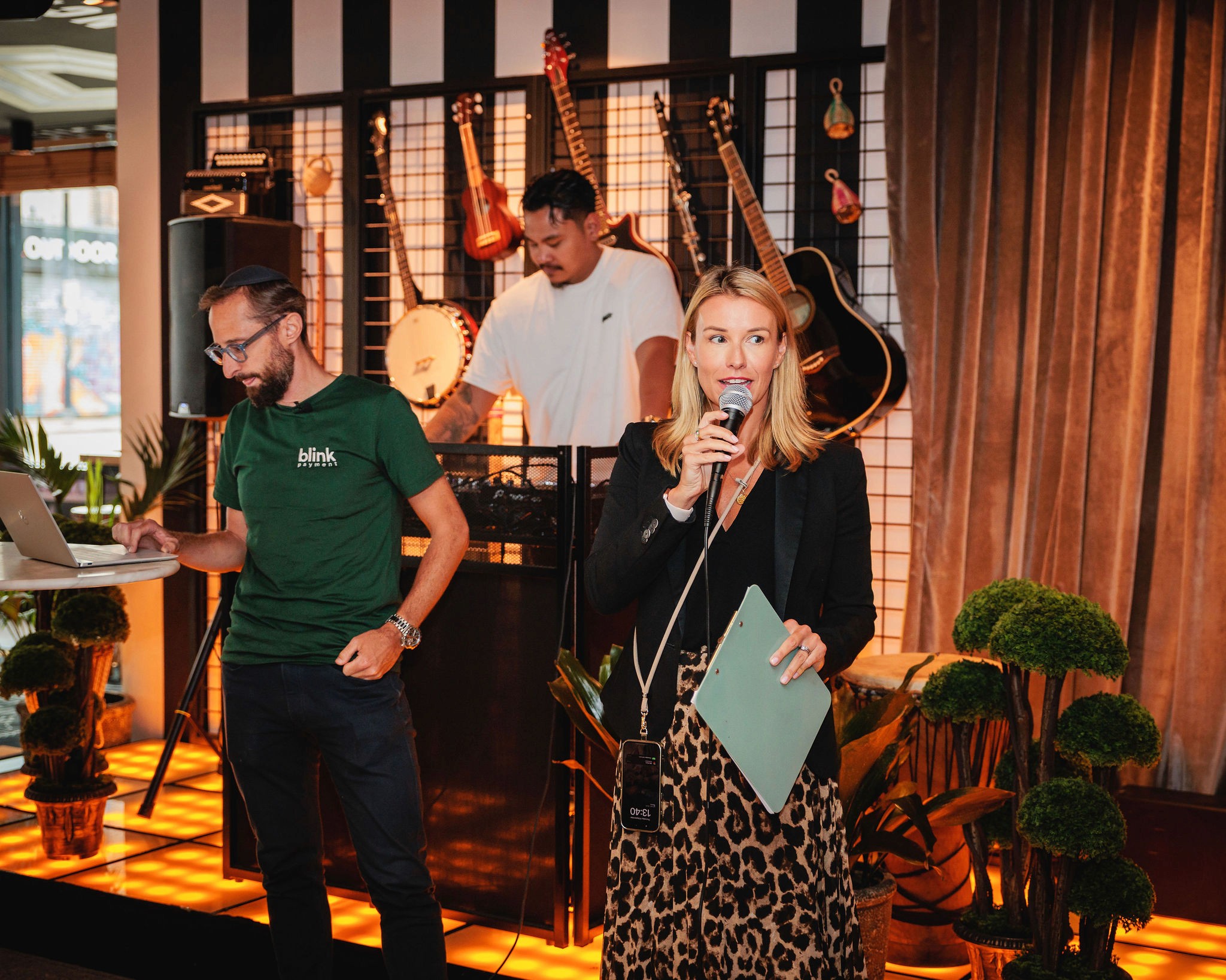 Snow-covered chalet venue for IQUW corporate ski event