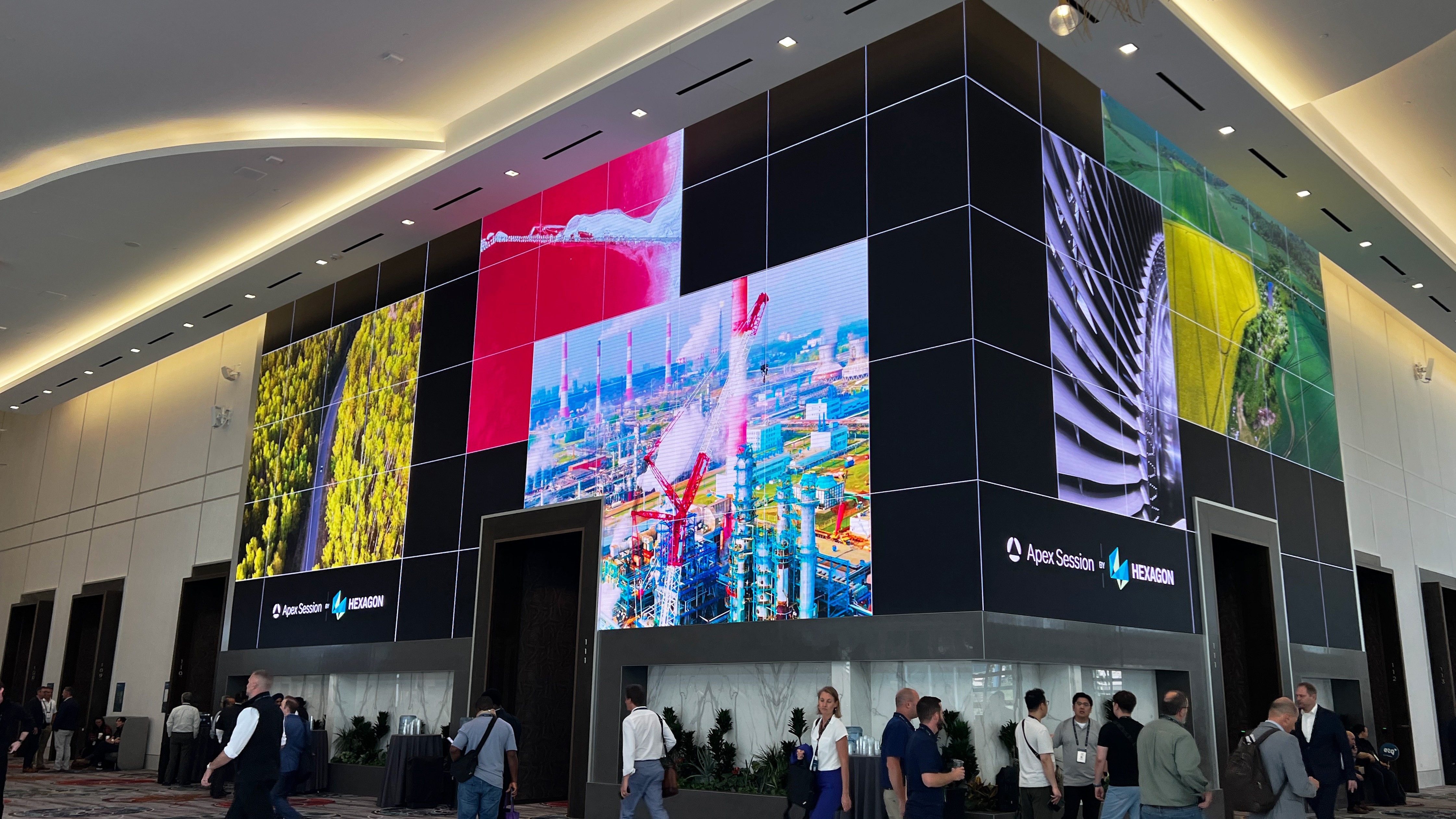 A mockup of an iPhone placed on a chair's back