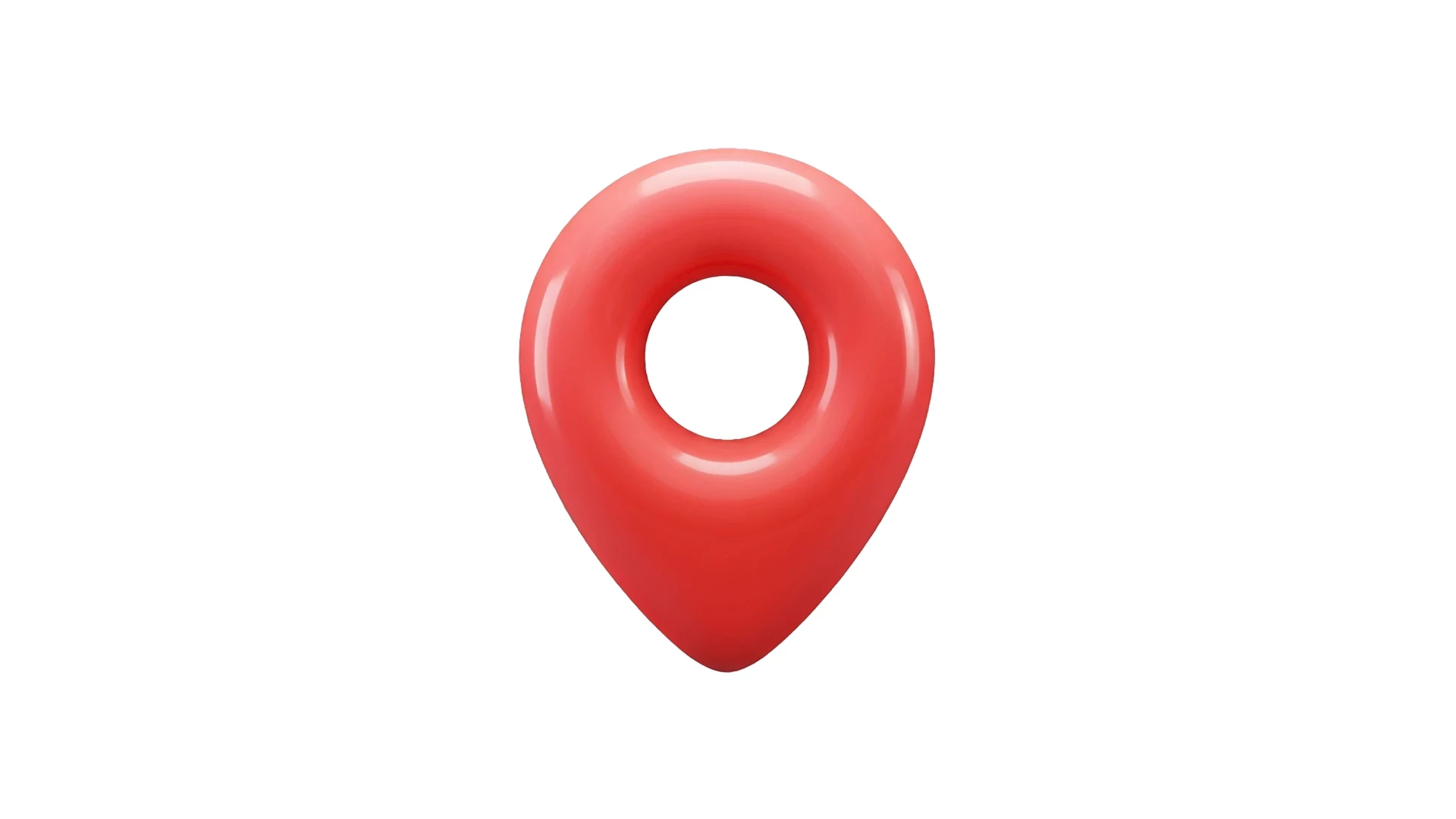 Roter Standort-Pin
