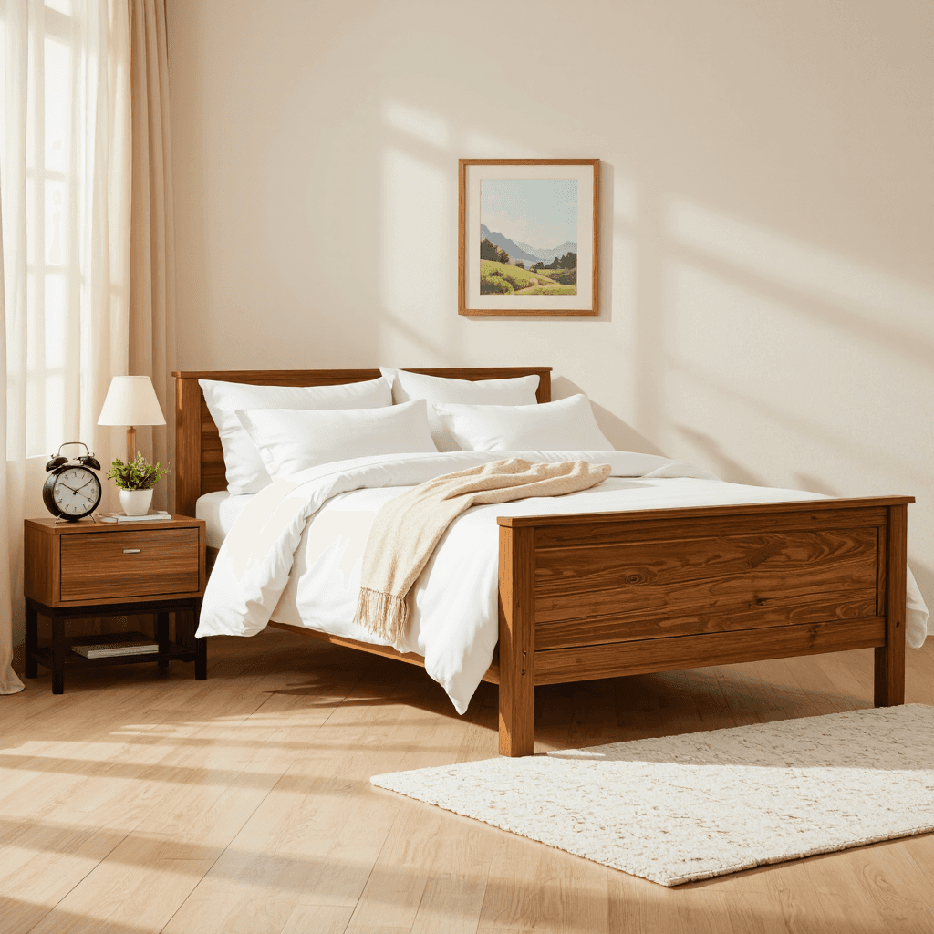 product photography of bedroom furniture
