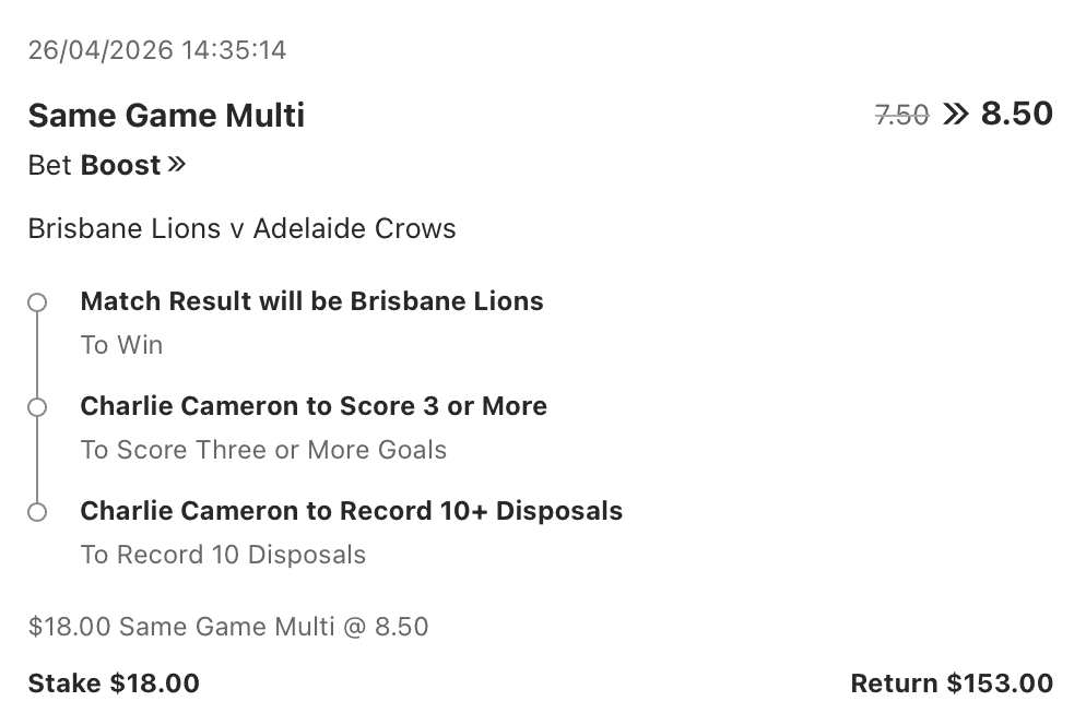 3-leg multi bet