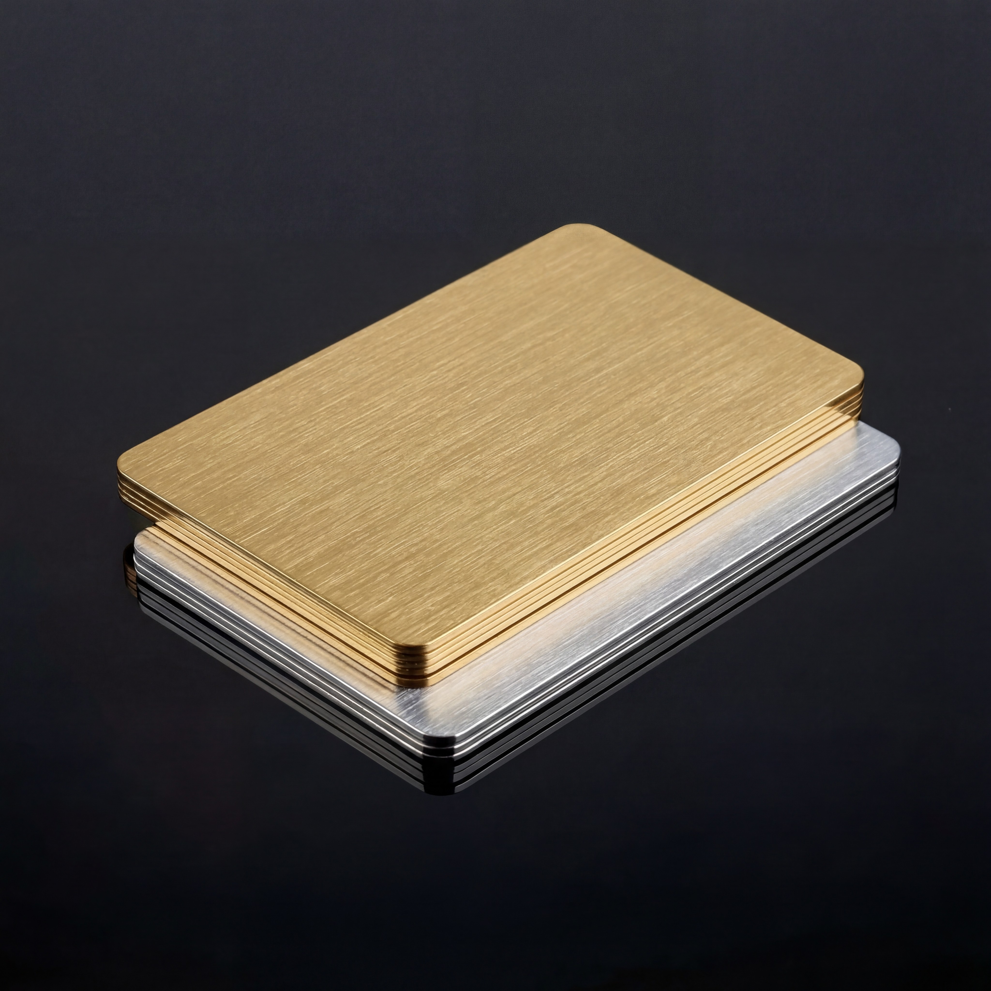 A dark glass bottle with a pump sits on a stone, surrounded by green leaves and textured background.