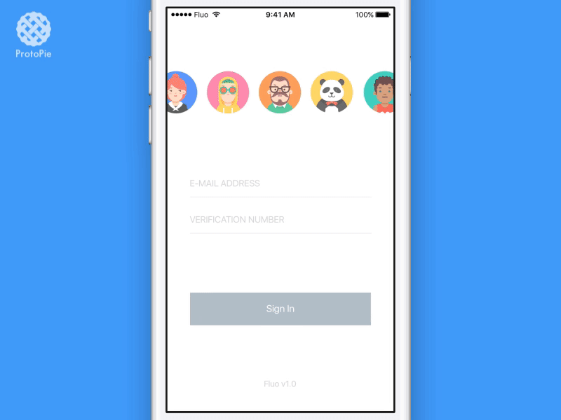 login prototype