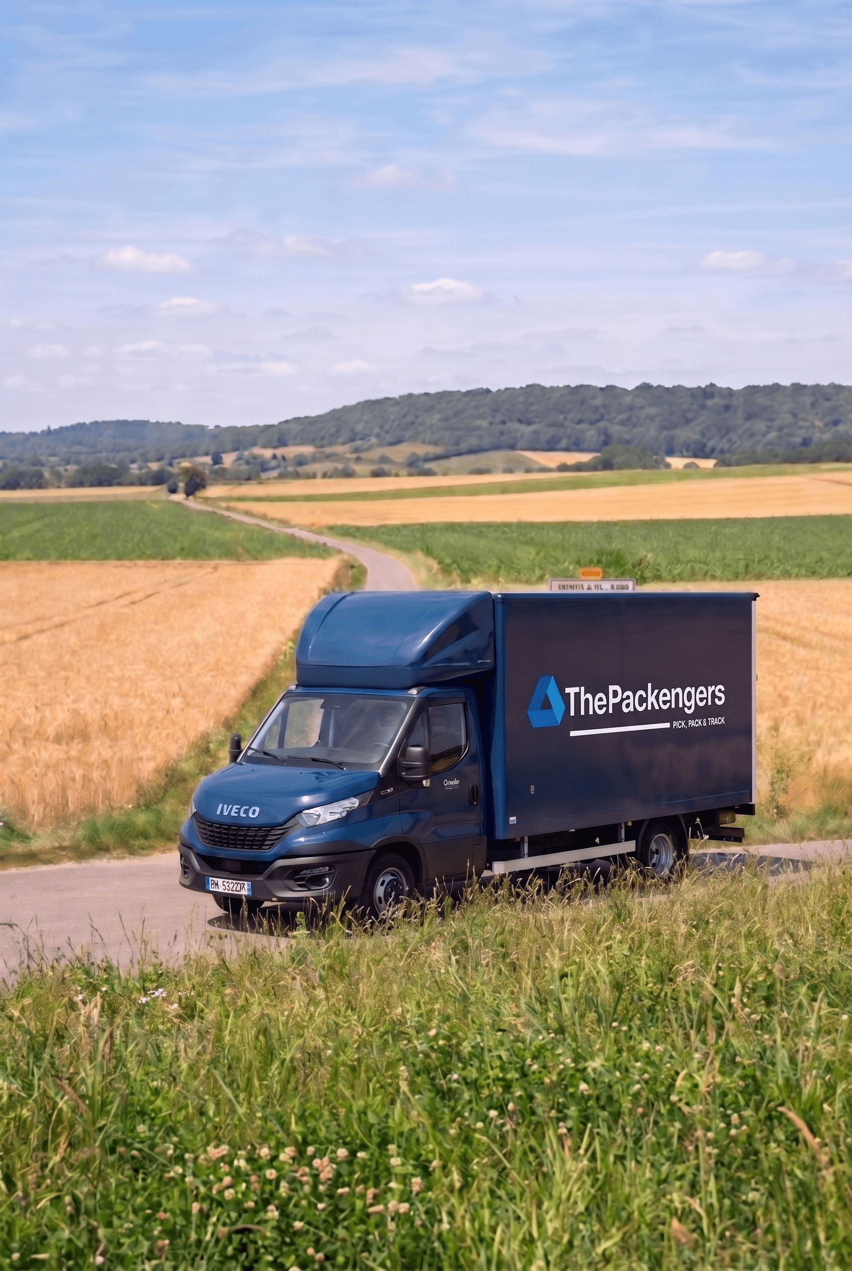 ThePackengers truck on the road