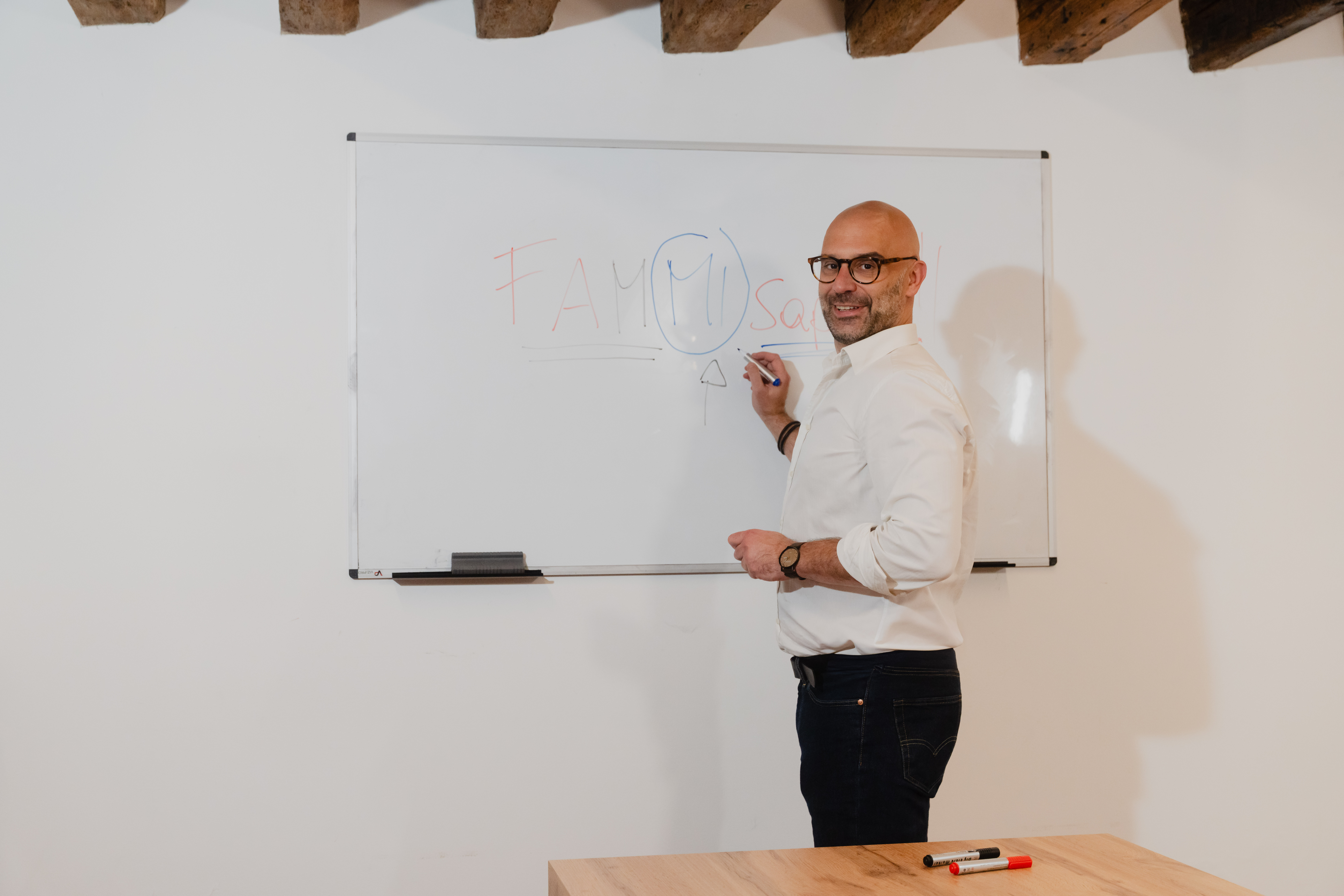 Teacher at Whiteboard