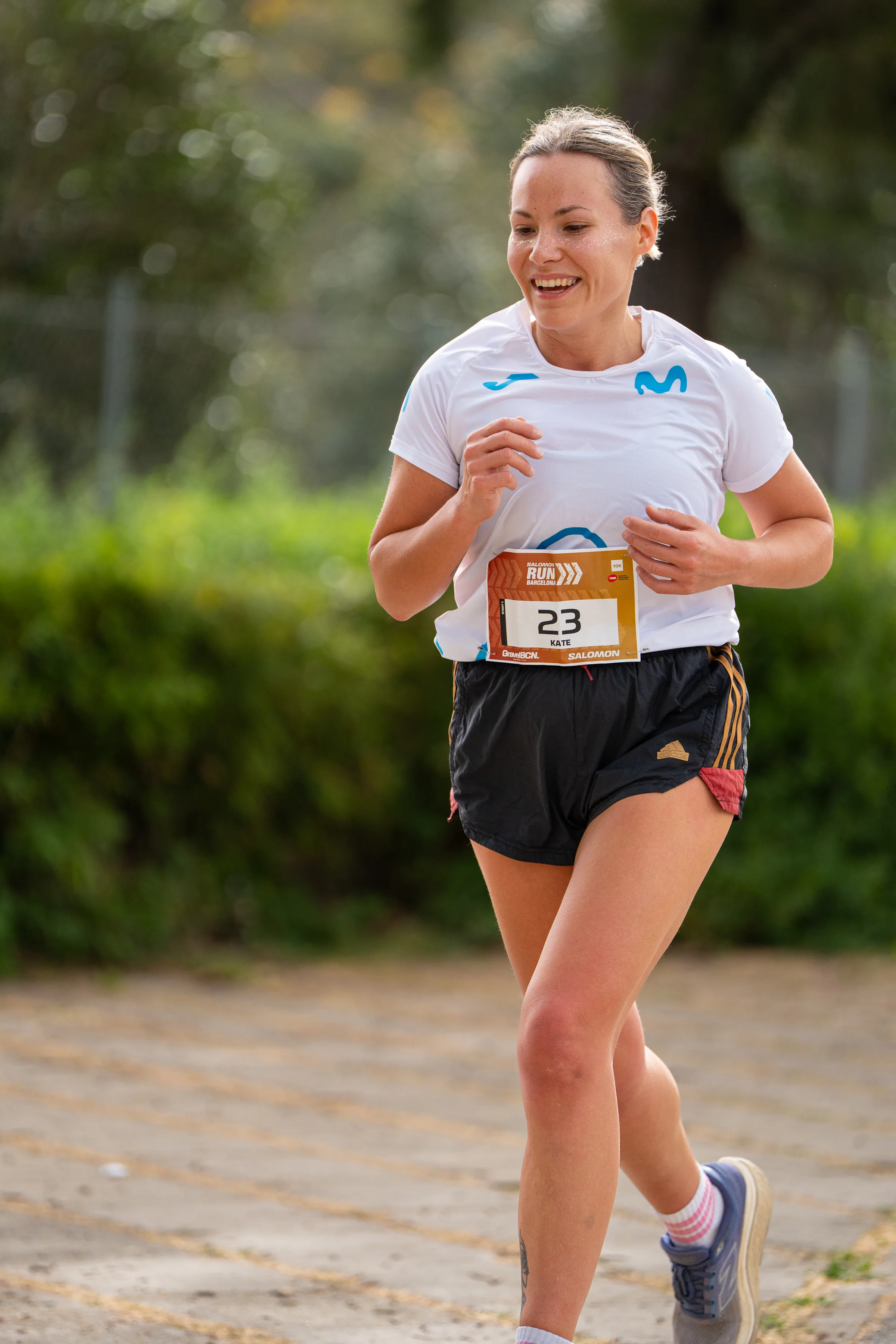 Salomon Run Barcelona Anella Olímpica, fotografía trail running 2026, running Montjuïc Barcelona, carrera popular desnivel