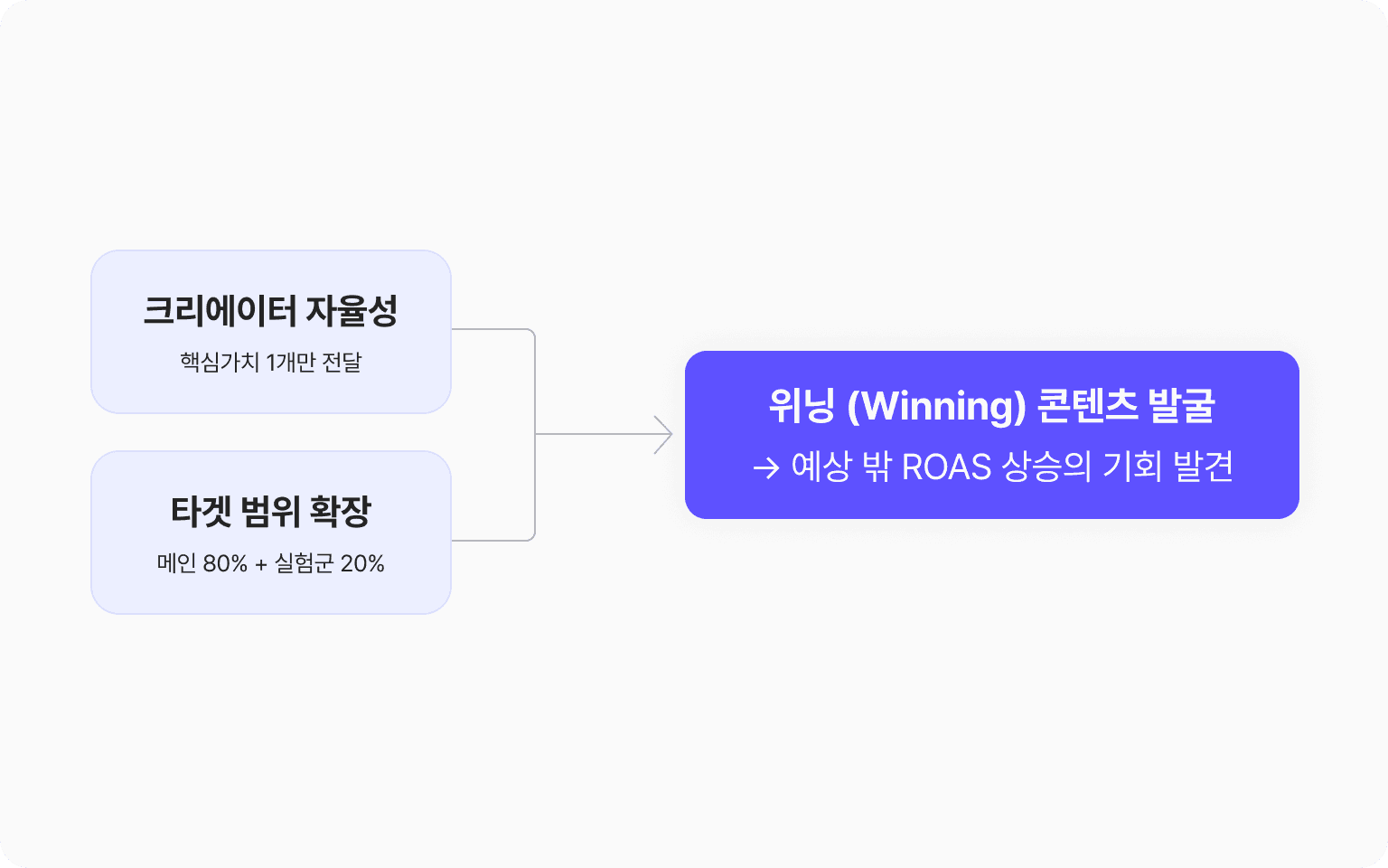 ROAS 상승의 기회를 발견하는 자율과 타겟 확장의 법칙