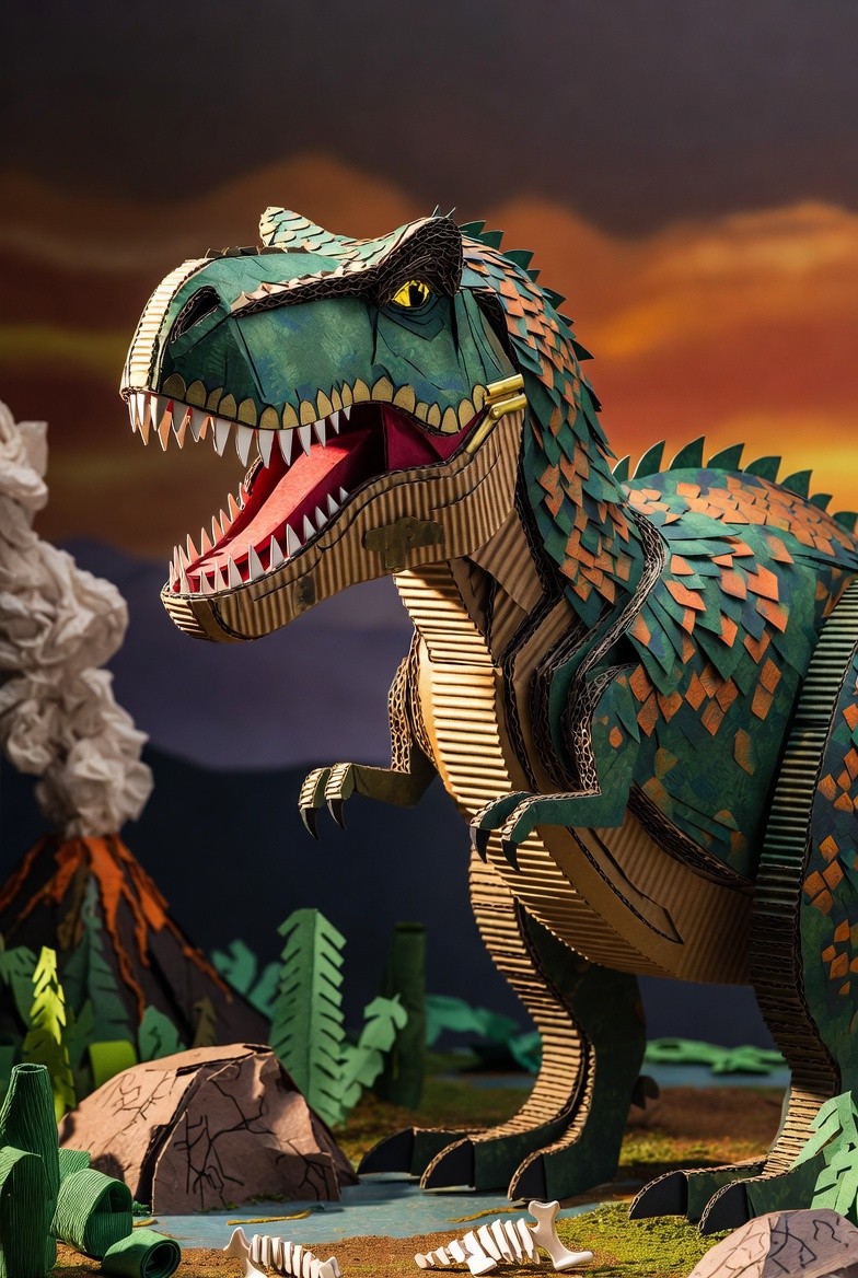 Rex cinema-quality animated character render by Aethara