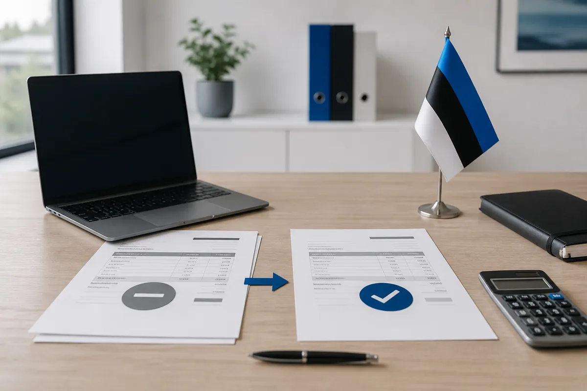 Como cancelar invoice na Estônia
