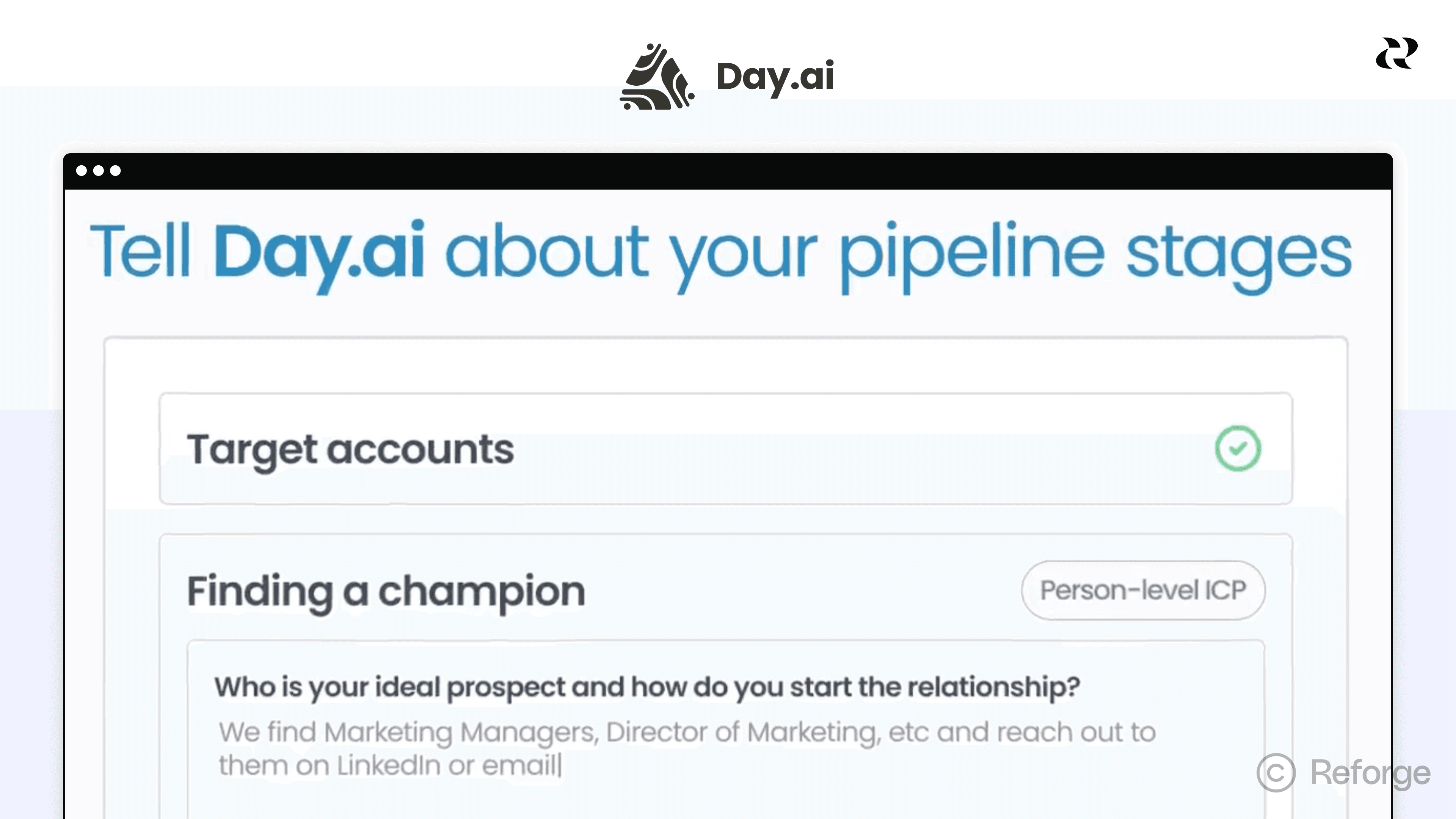 Day AI CRM - Reforge